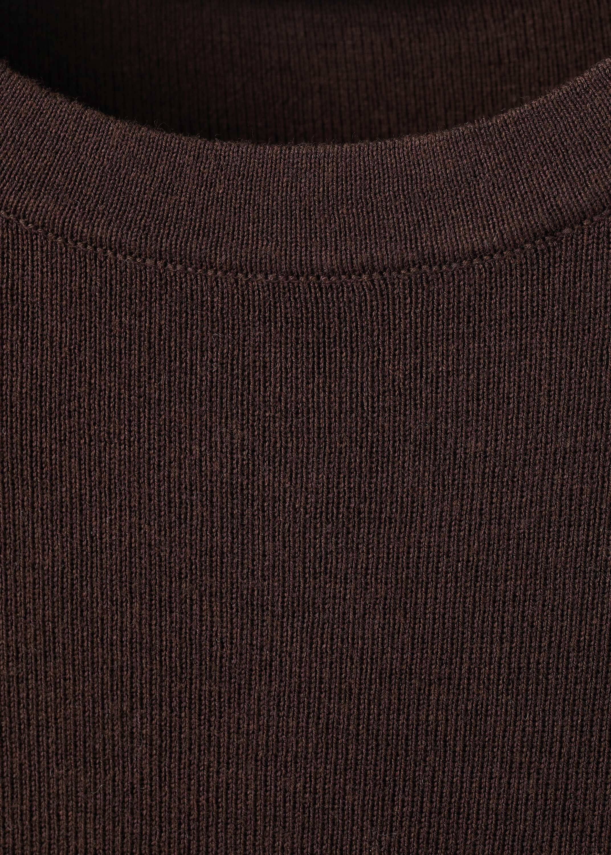 Cotton short sleeve sweater
