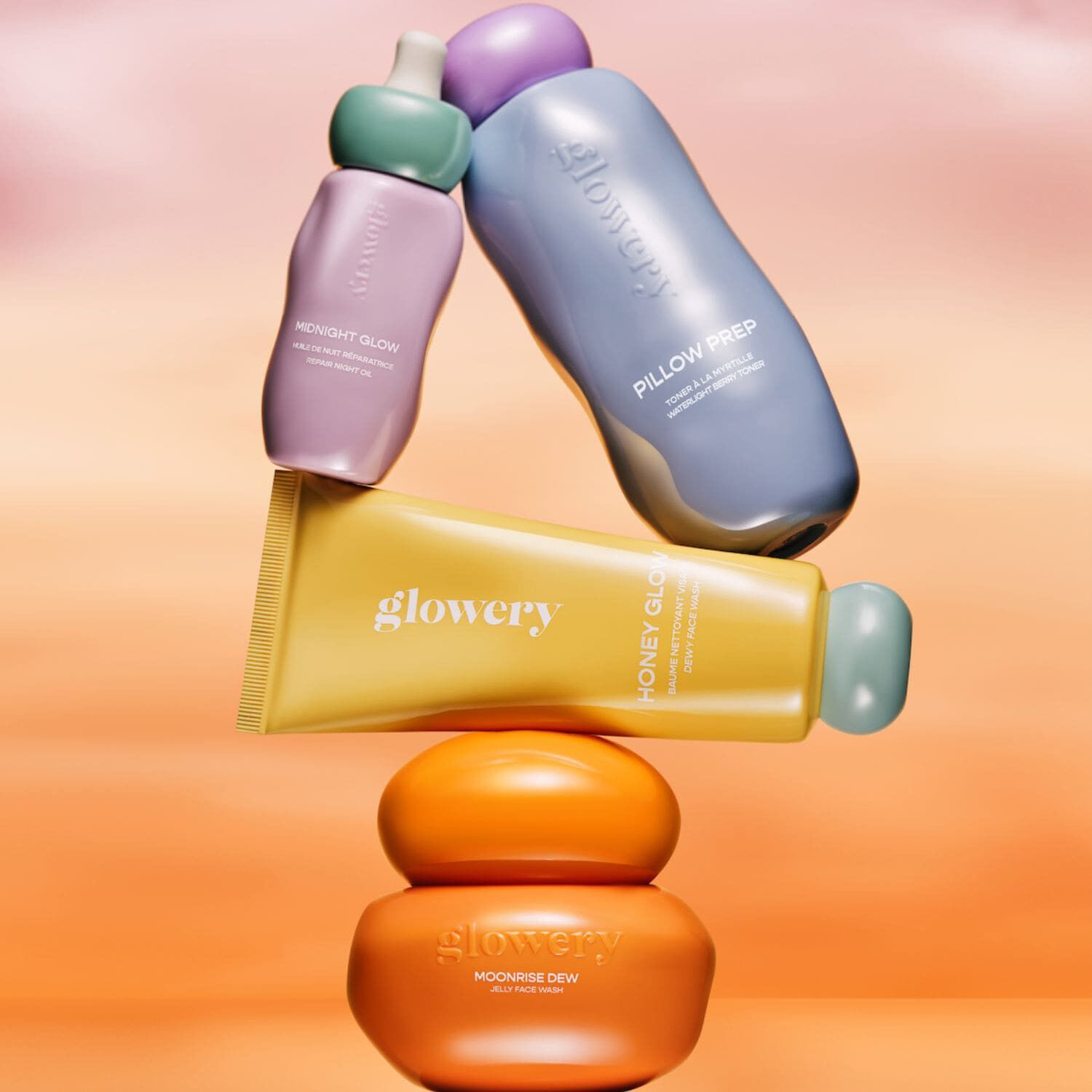 P.M. GLOW Pillow Prep - Reng&ouml;rande ansiktsvatten med bl&aring;b&auml;r