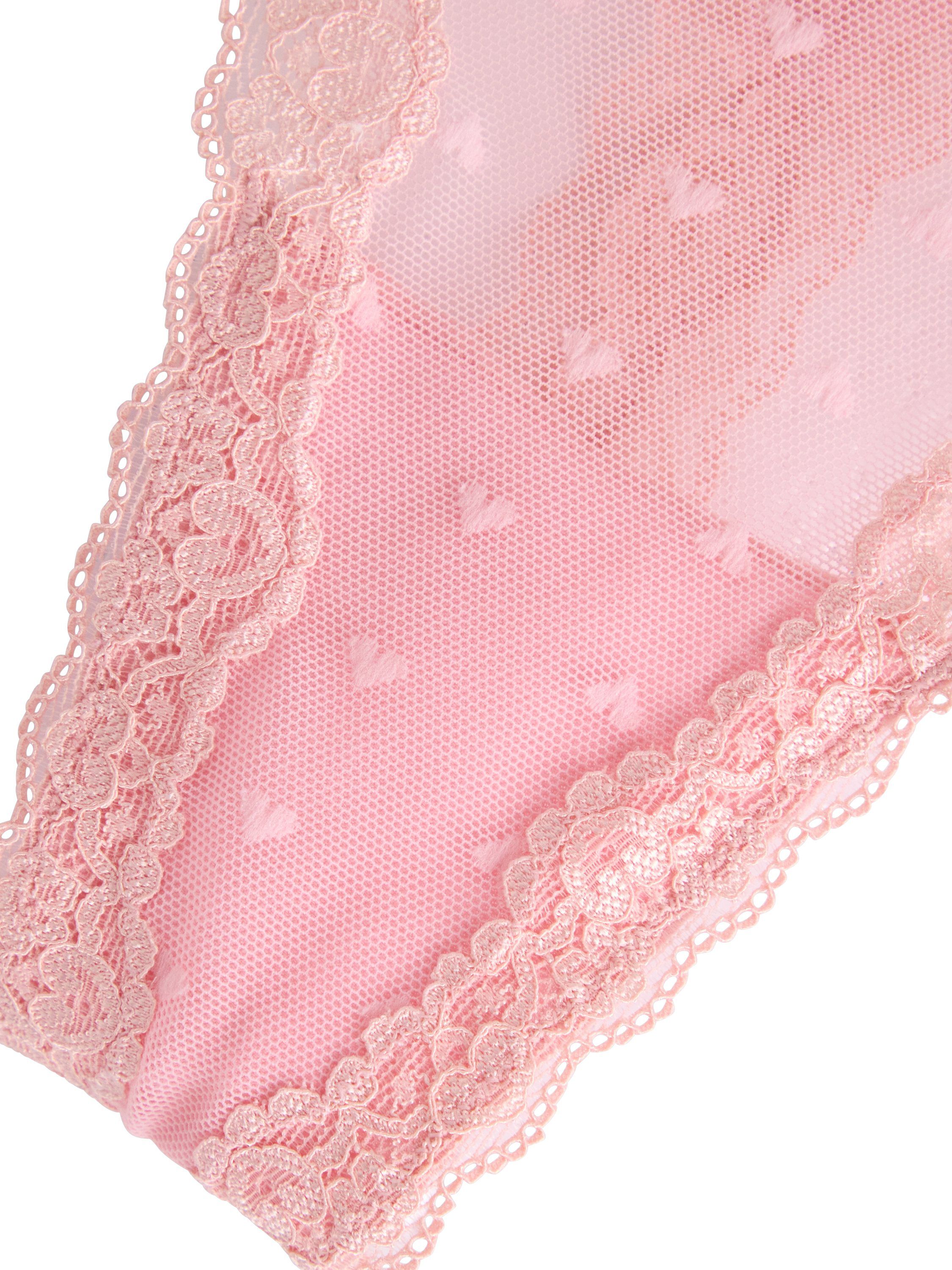 Stringtrosor i mjuk spets med l&aring;g m