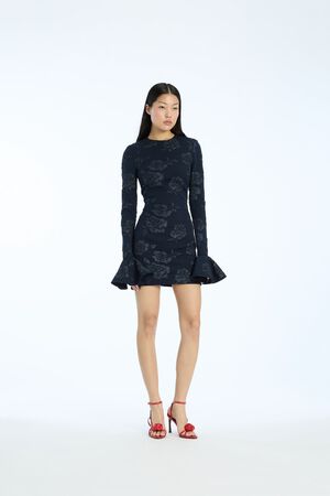 JACQUARD MINI DRESS