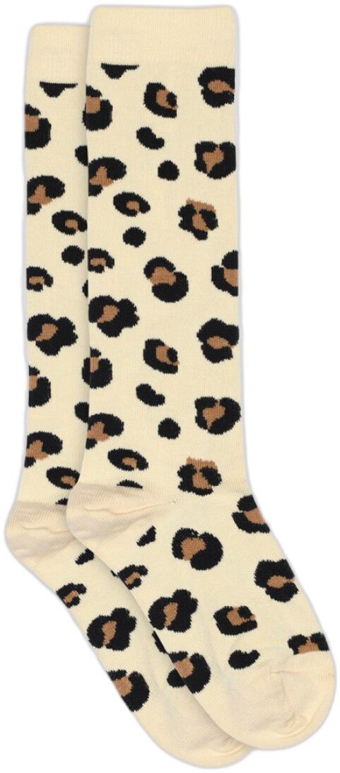Leopard knee socks