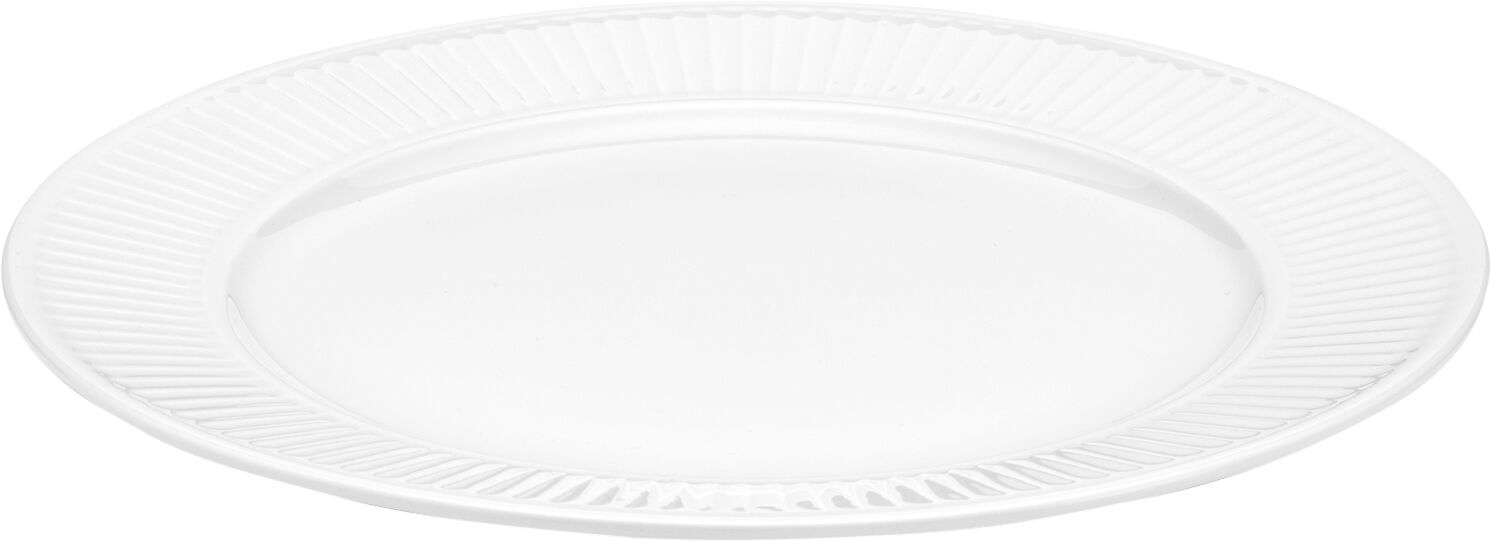 "Tallerken flat Pliss&Atilde;&copy; 28 cm Hvit"