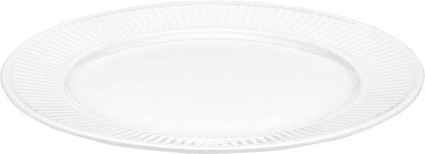 "Tallerken flat Plissé 28 cm Hvit"