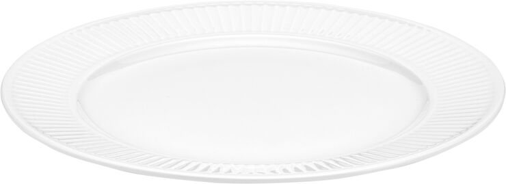 "Tallerken flat Plissé 28 cm Hvit"