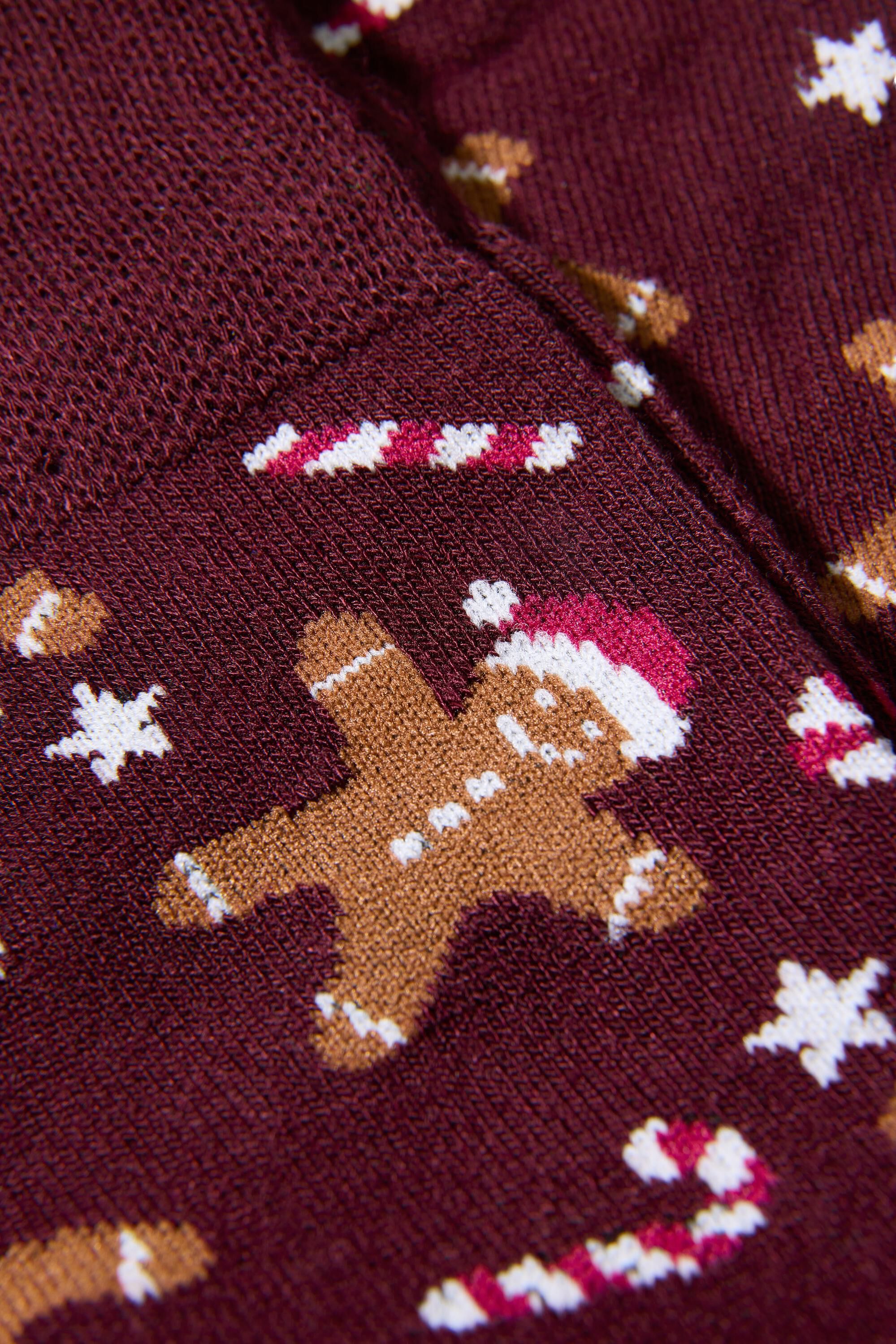 Christmas bamboo sock