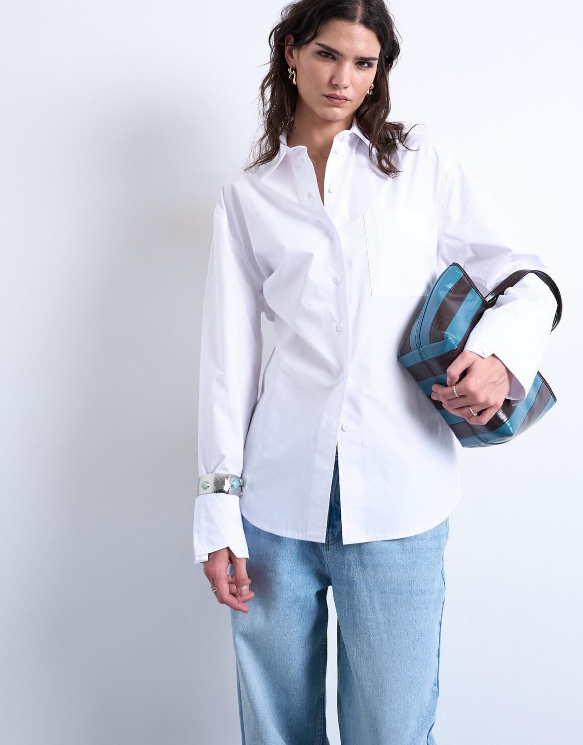 Tsdemi Ls Oversized Shirt Wvn