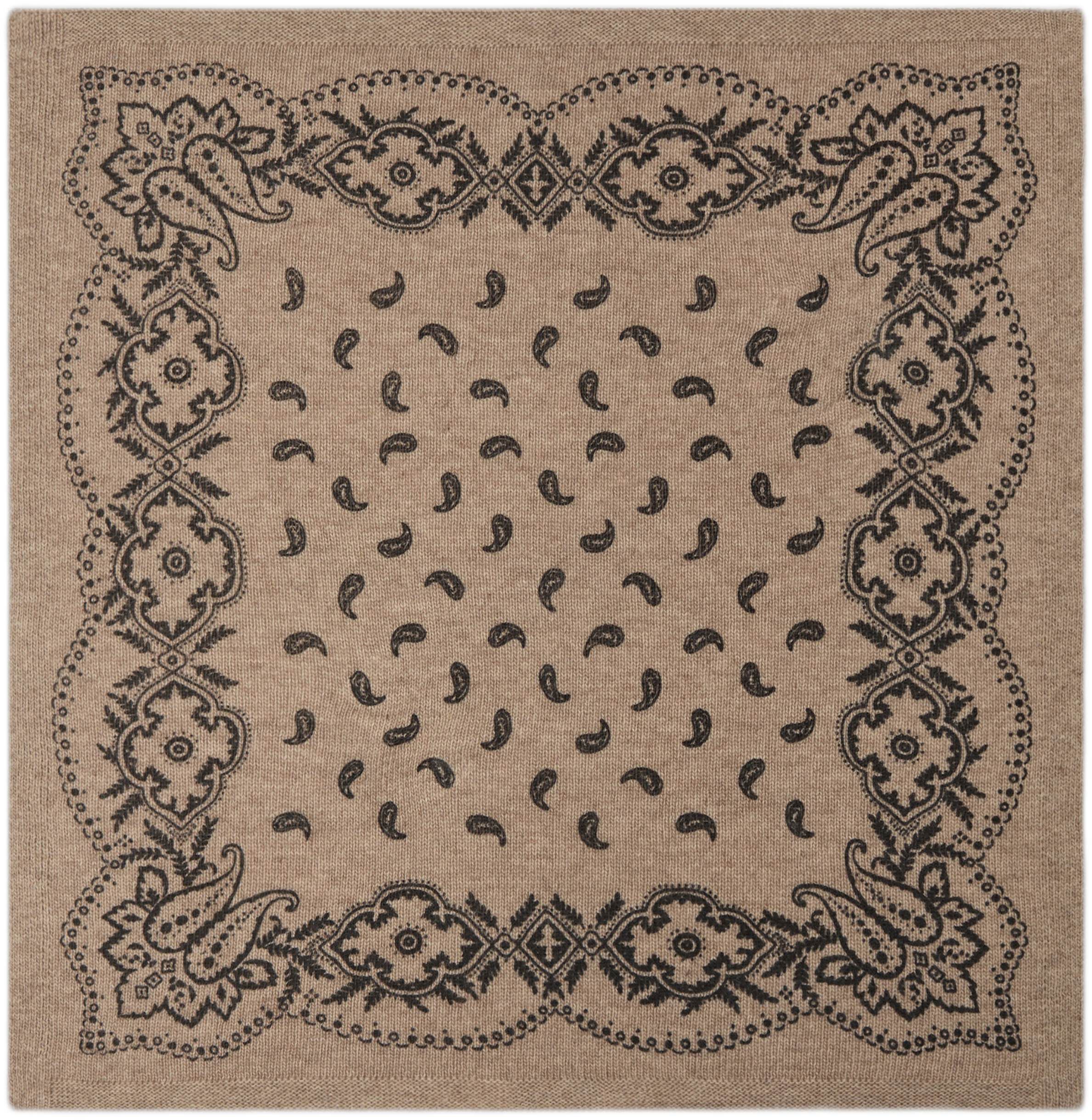 Adelina Paisley Knit Scarf