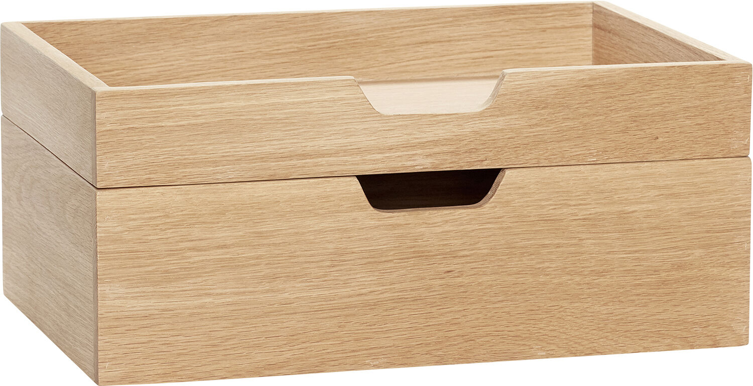 Note Storage Box Natural set of 2