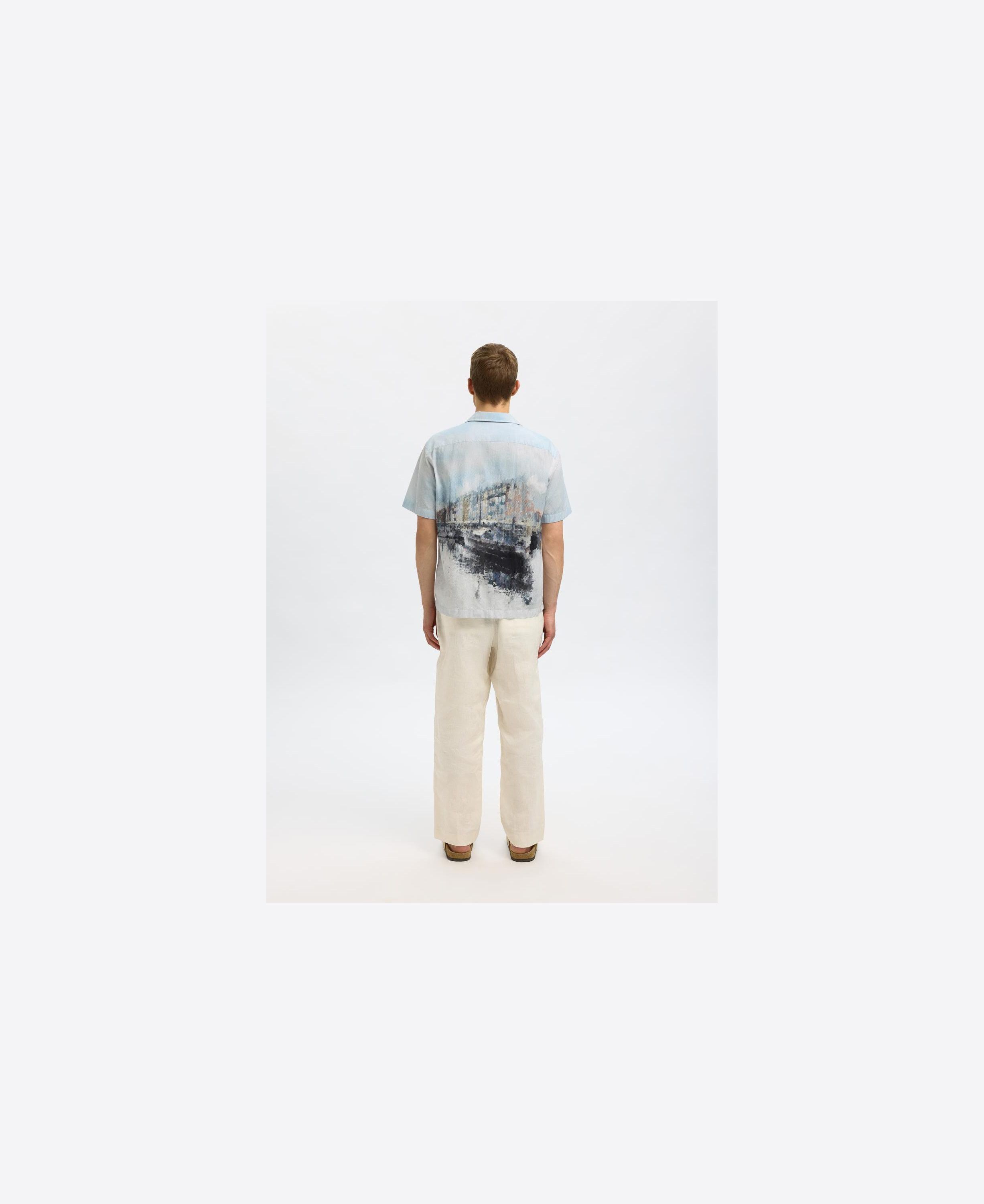 SLHRELAXCARL AOP SS SHIRT