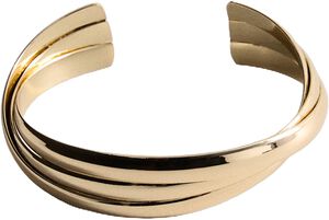 Rigid bracelet with relief
