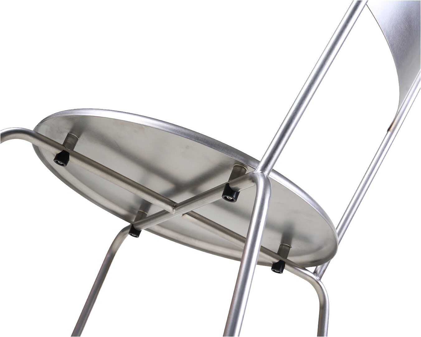 Petit Rond Chair | Stainless Steel