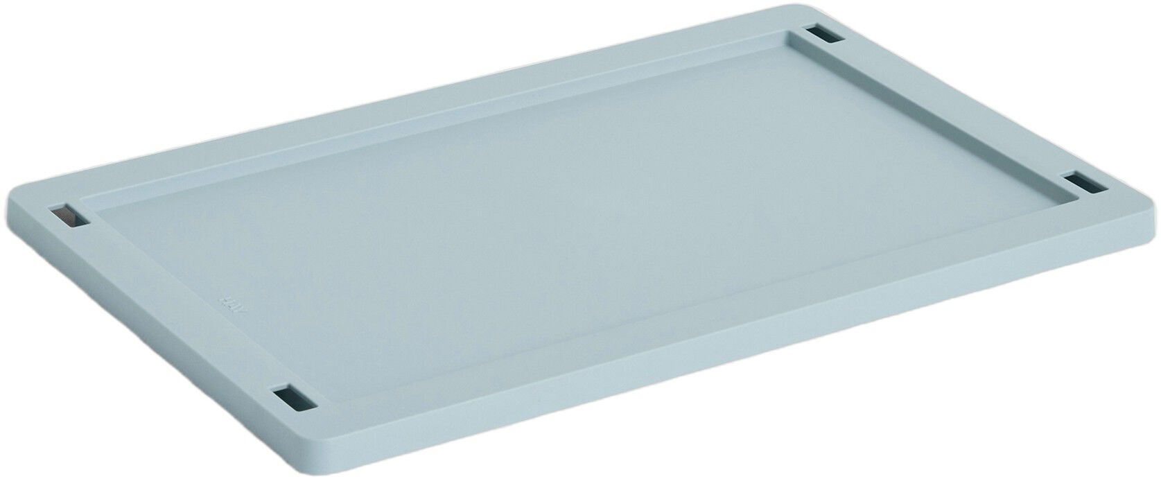 HAY Colour Crate Lid Plastic-Small-Dusty blue