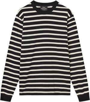Cotton Jersey Stripe Frode Tee LS