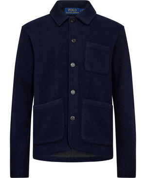 Brushed Double-Knit Utility Jacket