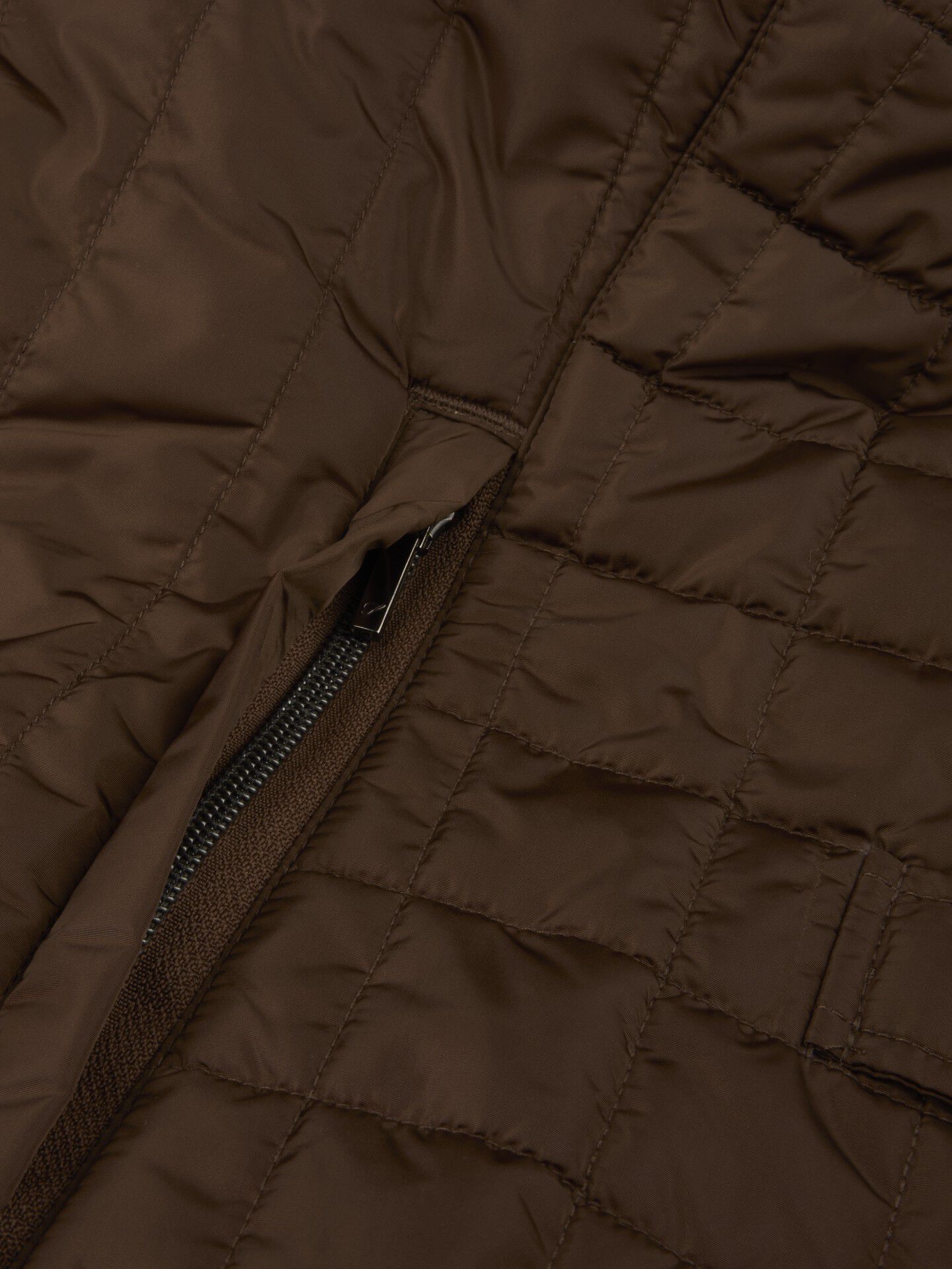 Vest Quilted Zip Nylon