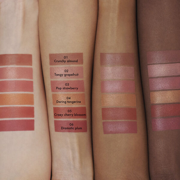 Flerfunktionell krämrouge - Friskt naturligt utseende + Vård mot färgl