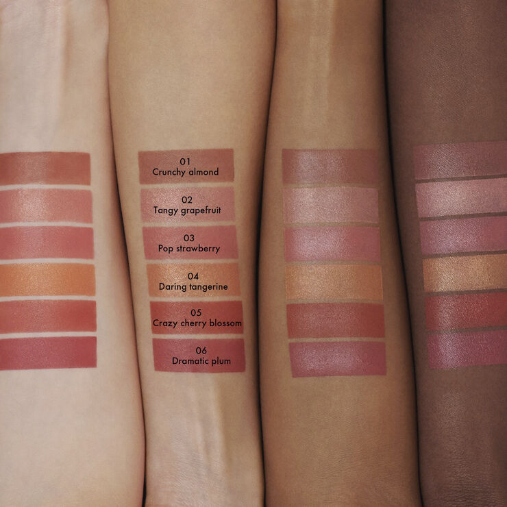 Flerfunktionell krämrouge - Friskt naturligt utseende + Vård mot färgl