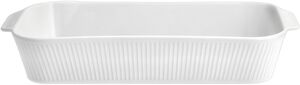 Fat djupt Plissé 35 x 19 x 6 cm Vit