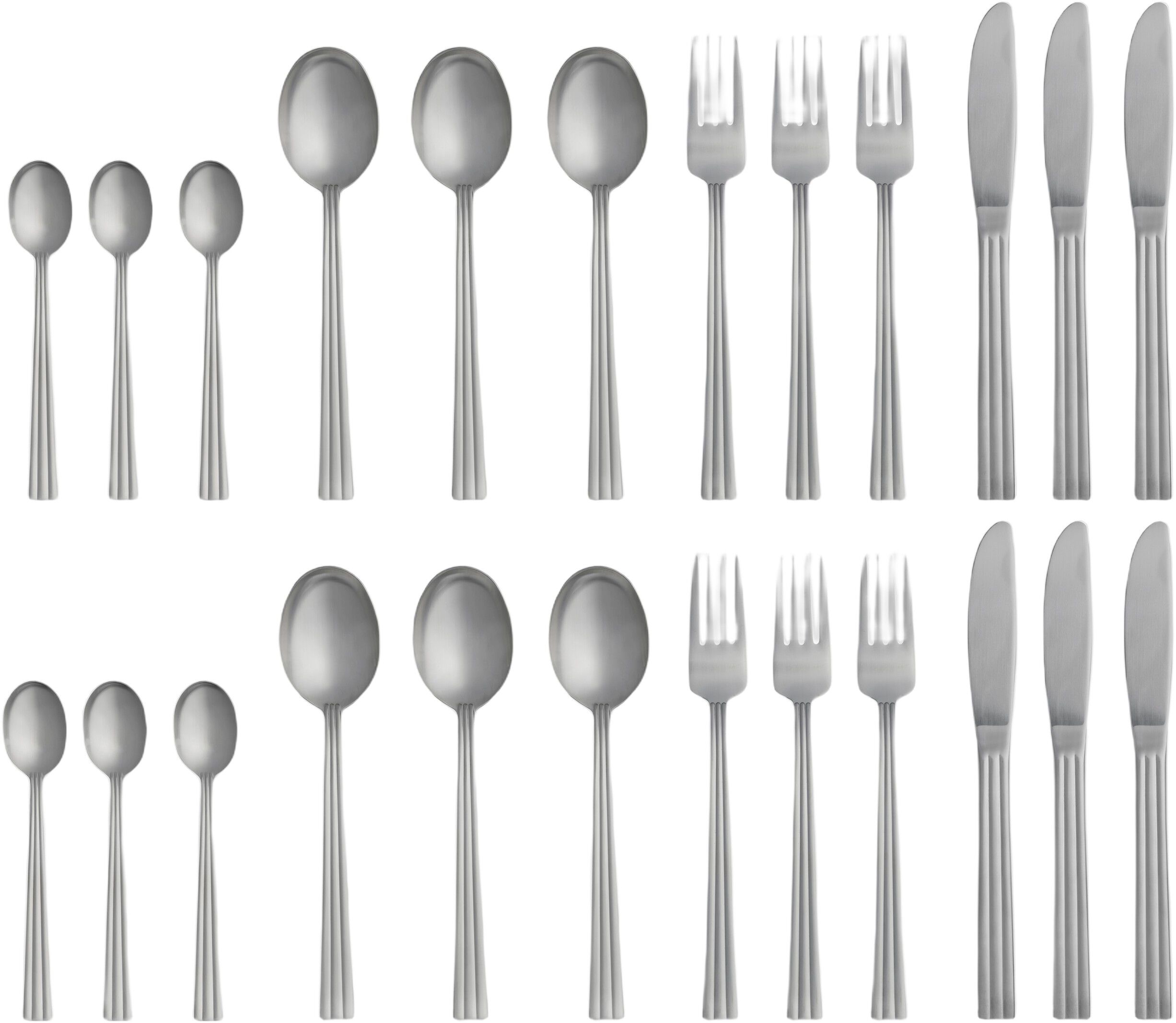 Bestickset Thebe Edition 2024 24 delar Matt st&aring;l Recycled