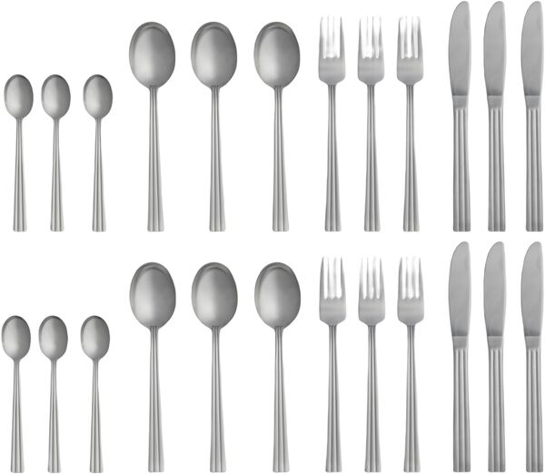 Bestickset Thebe Edition 2024 24 delar Matt stål Recycled