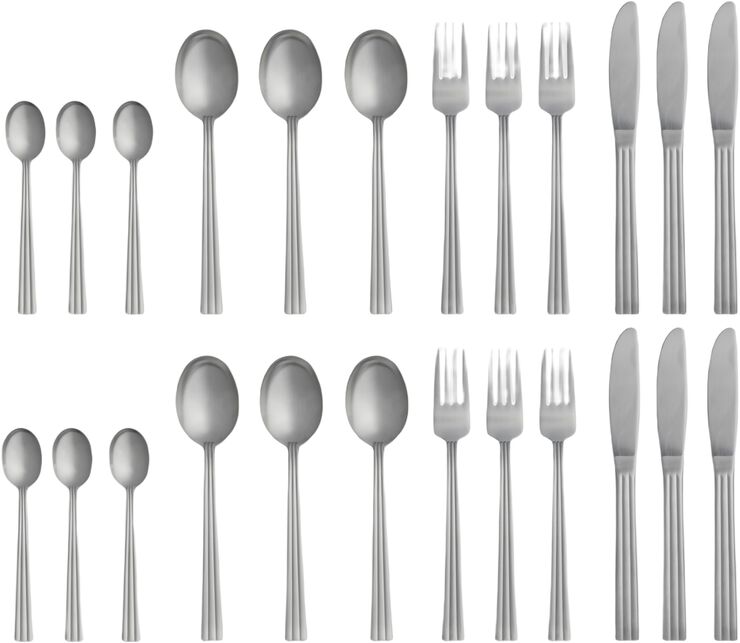 Bestickset Thebe Edition 2024 24 delar Matt stål Recycled