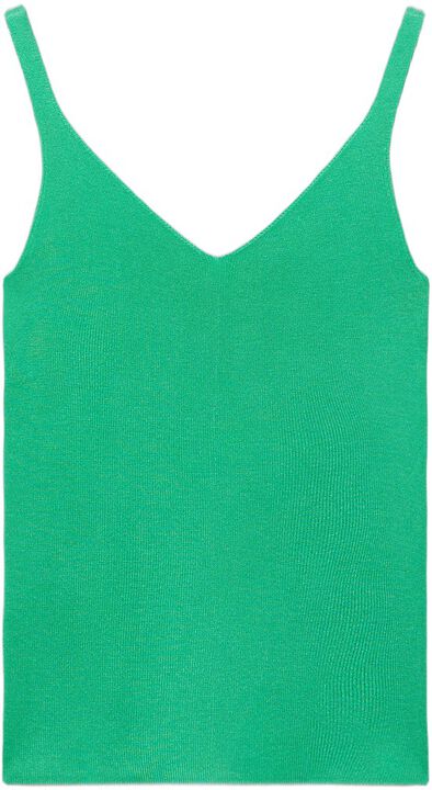 V-neck knitted top