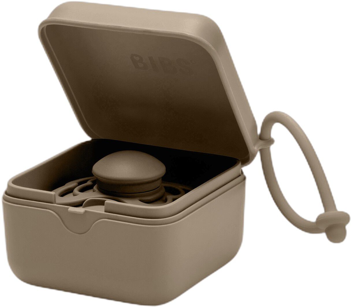 BIBS Pacifier Box Dark Oak