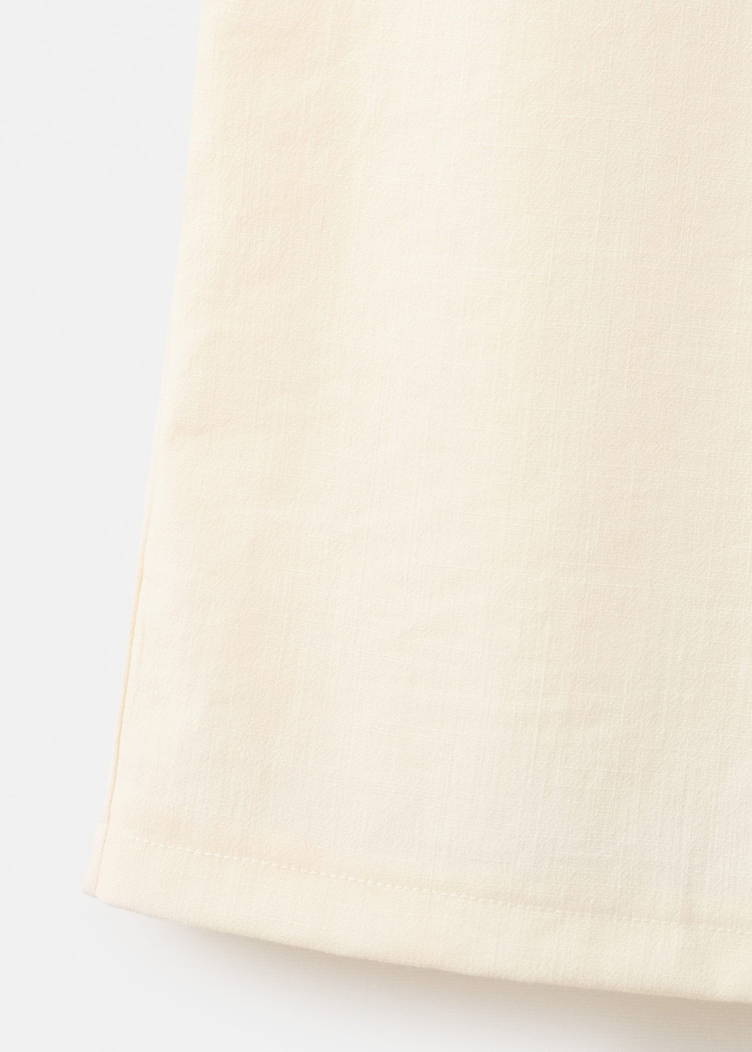 Straight mid-rise trousers