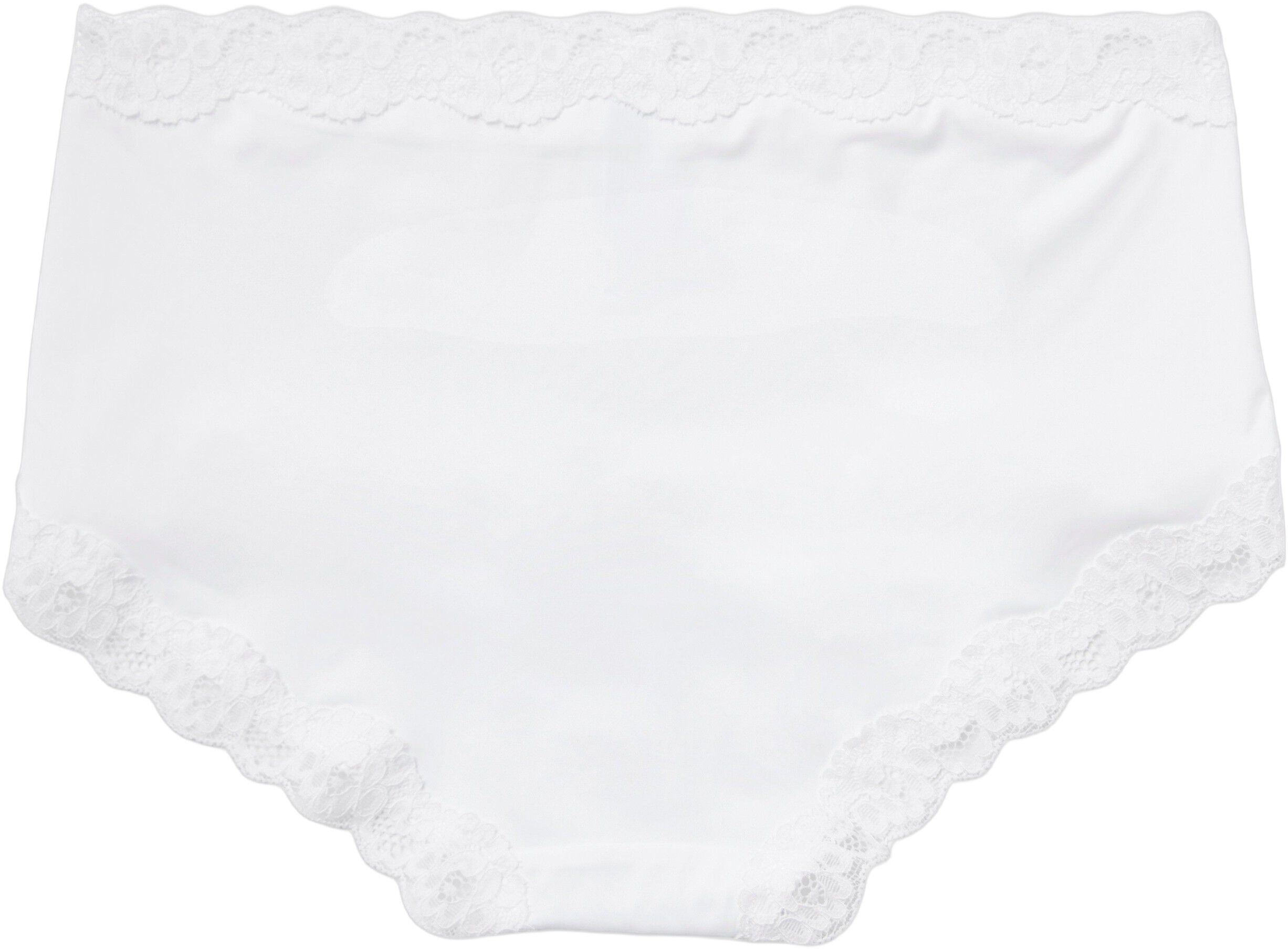 Trosor med normal midja med spets kant