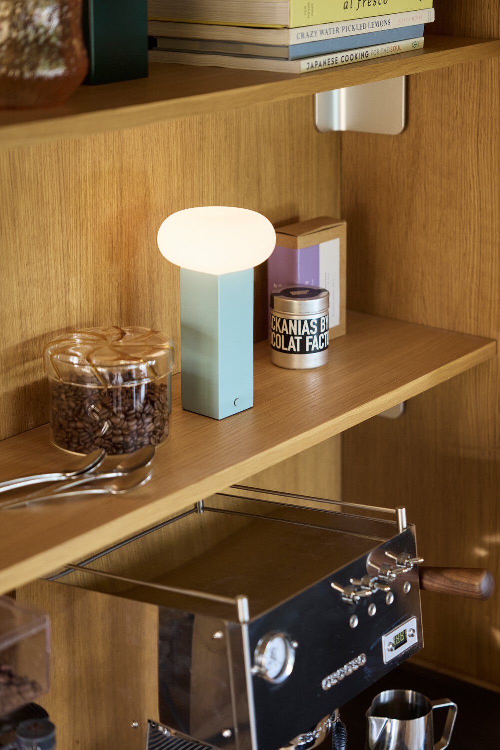 Low Portable Lamp Blue