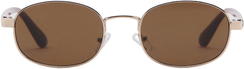 Metallic frame sunglasses
