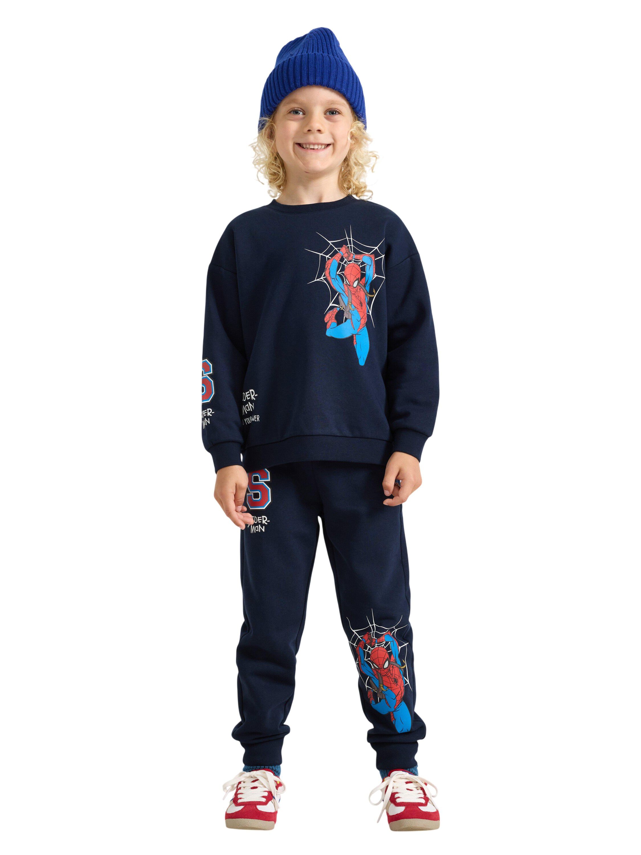 Spider-Man sweatshirt med borstad i