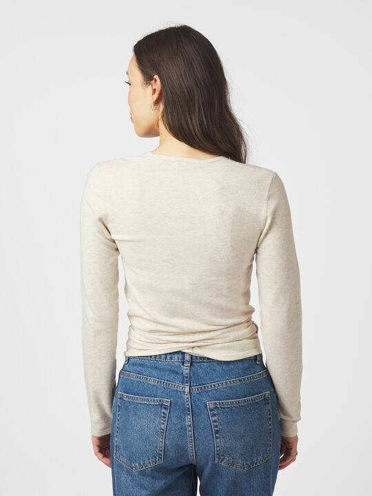 Tilfa Knit Wrap Blouse