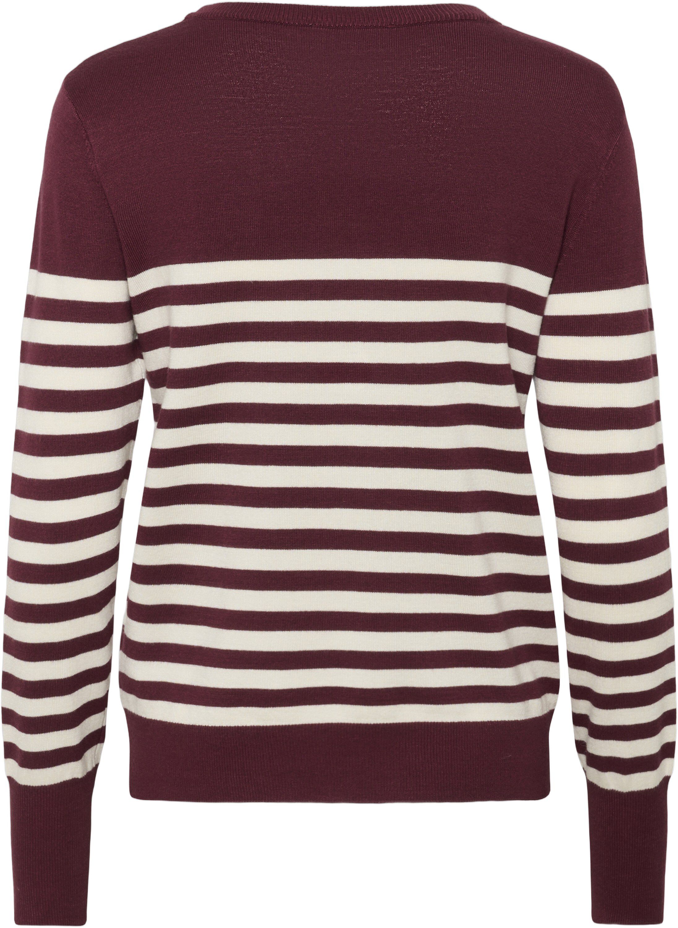 KAlizza Striped Knit Pullover