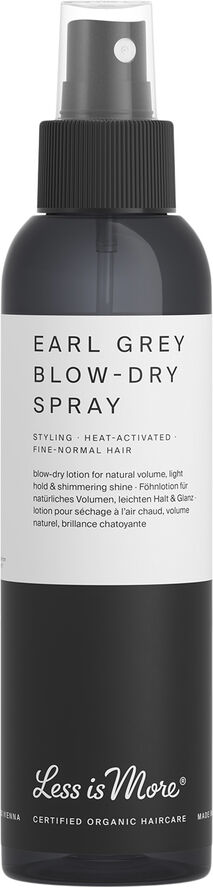 Organic Earl-Grey Blow-Dry Spray Travel Size 50 ml.