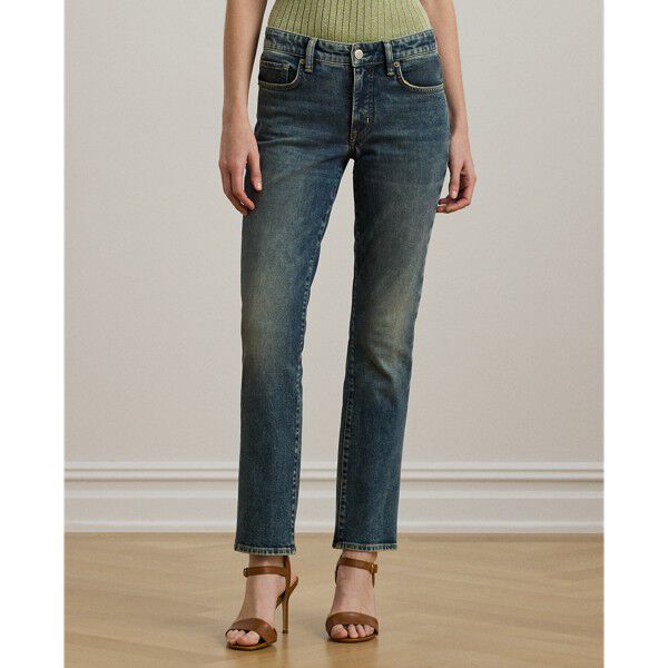 Mid-Rise Straight Ankle Jean