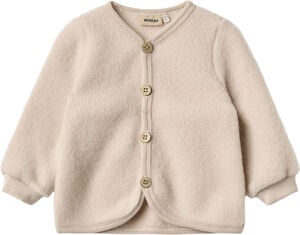Uld Fleece Cardigan Kari