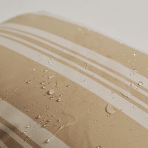 Fossflakes utomhuskudde 50x50 cm. Beige randig