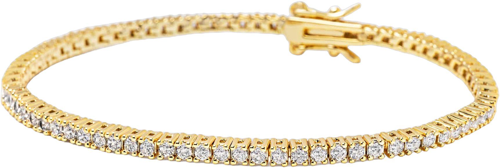 Women's Mini Tennis Bracelet in Gold
