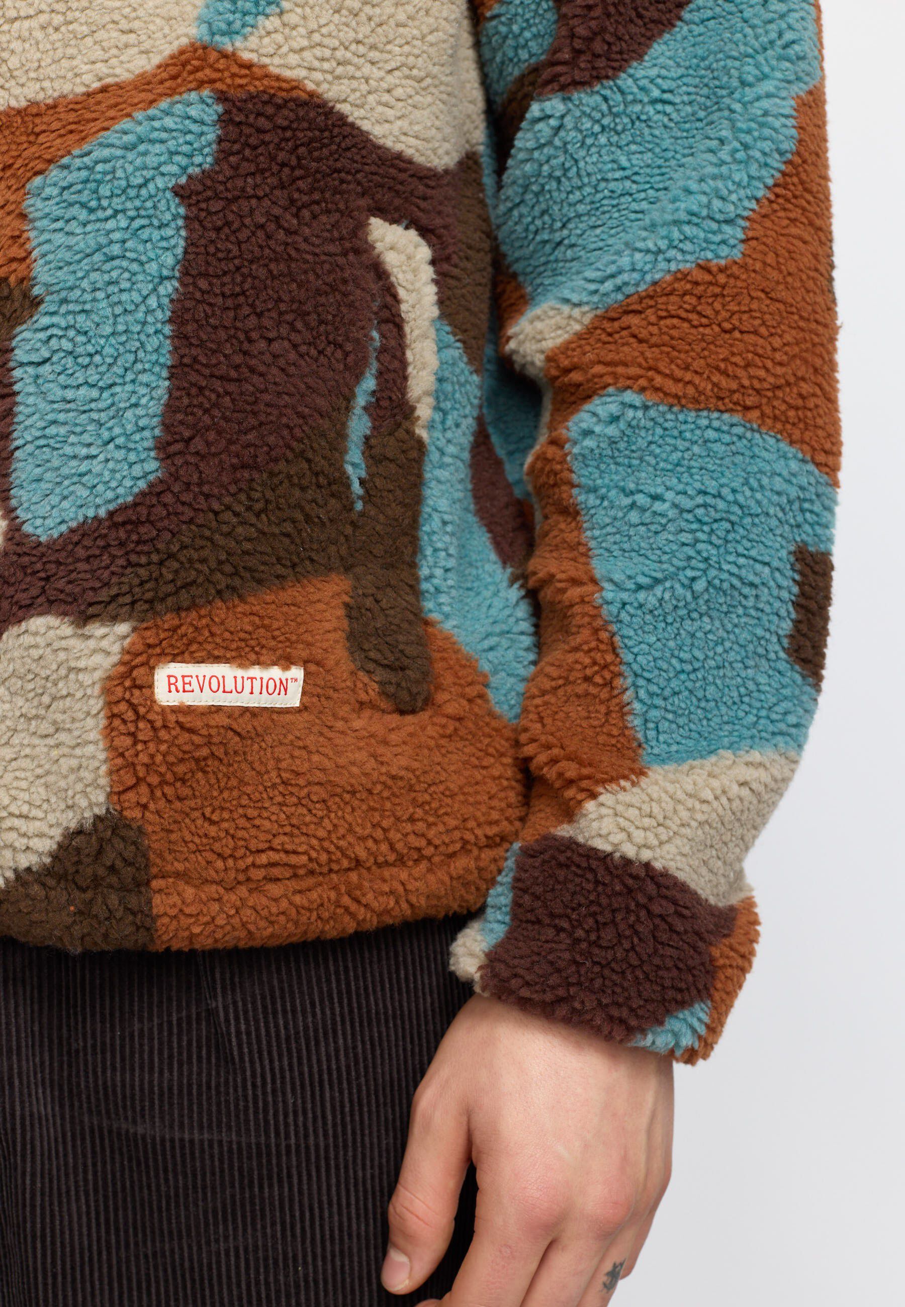 Printed Teddy Jacket