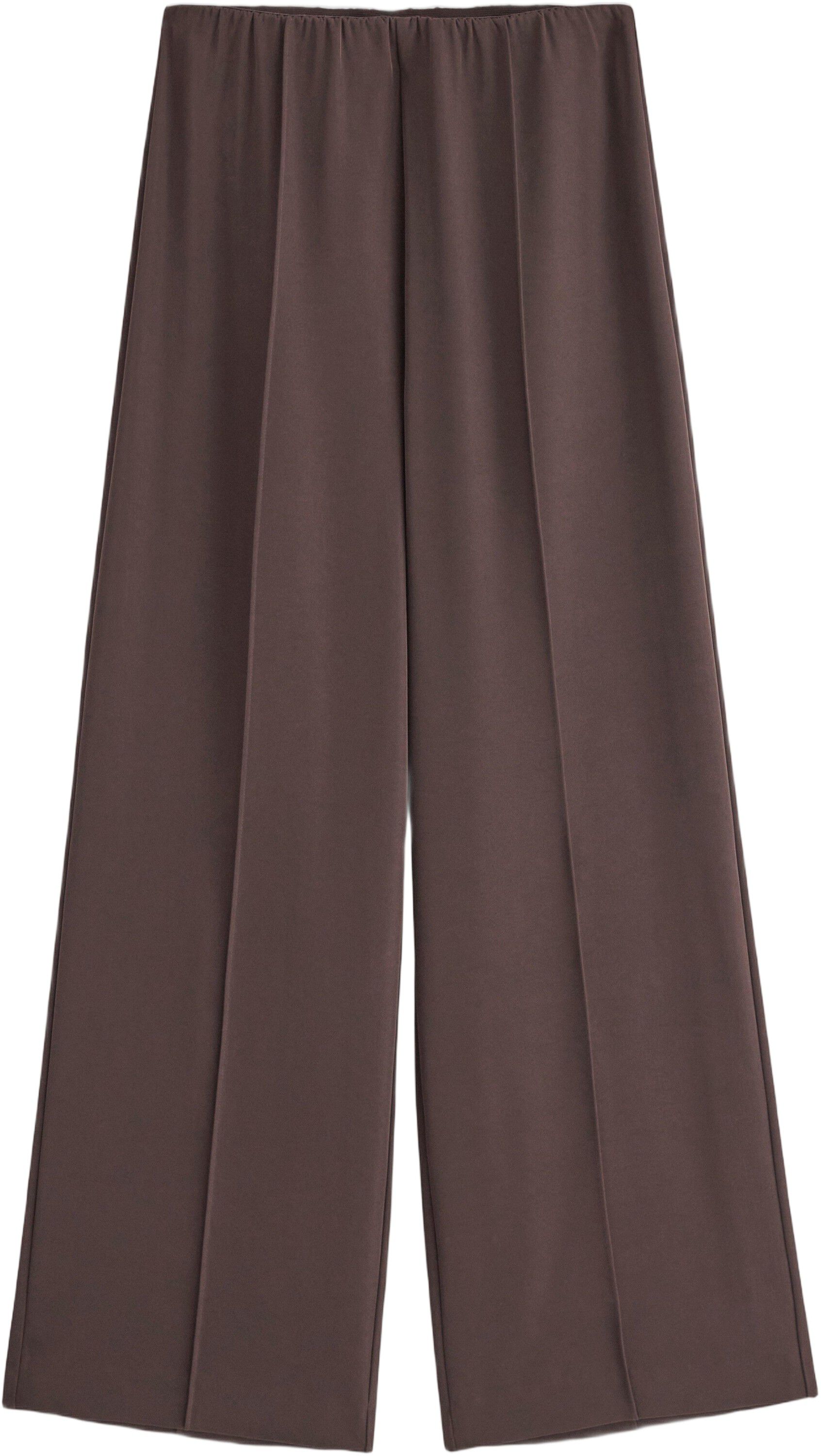 Relaxed jersey trousers with a spor