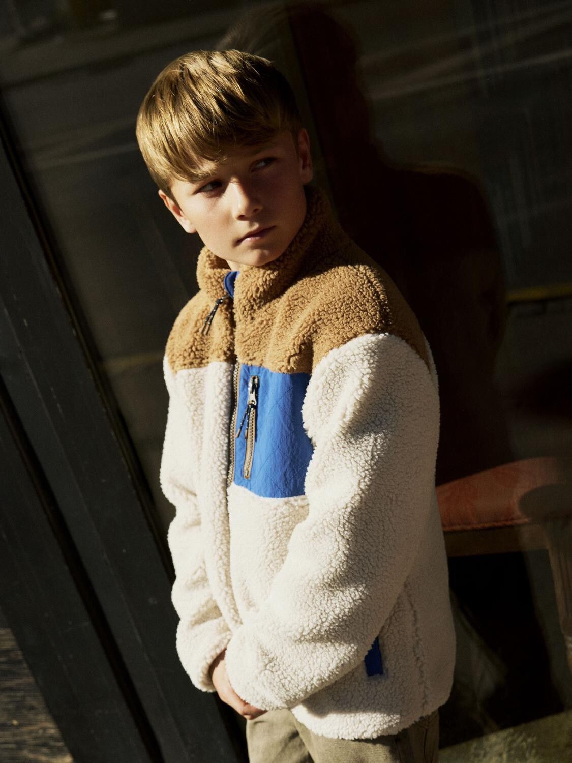 Nkmmacey Teddy Jacket Block