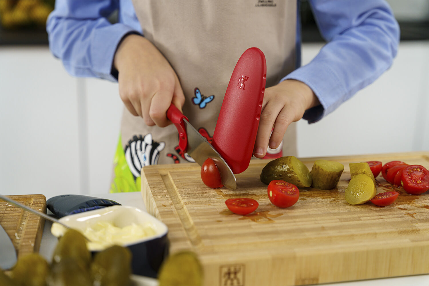 Twinny Kockkniv 100 R&ouml;d Fin egg