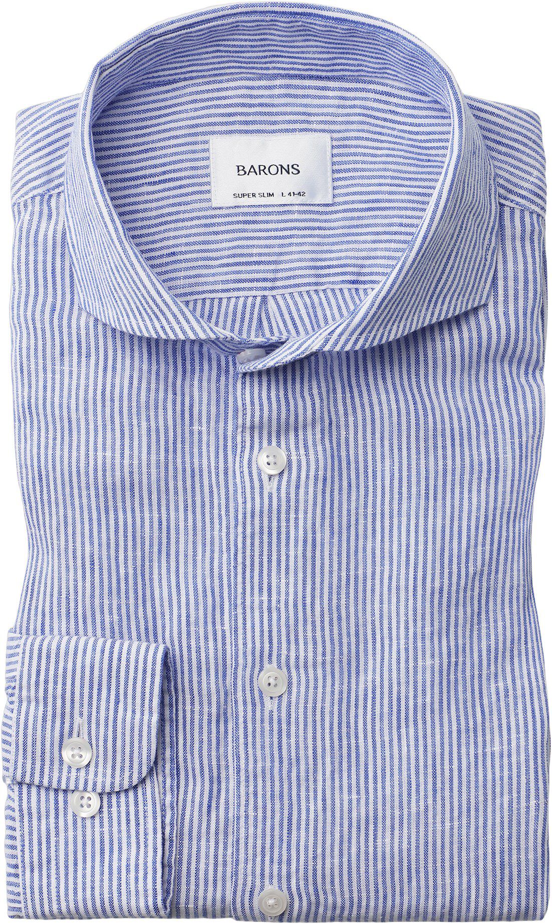 The Sicilian 2. 0 | Narrow Mid Blue Stripe | Contemporary