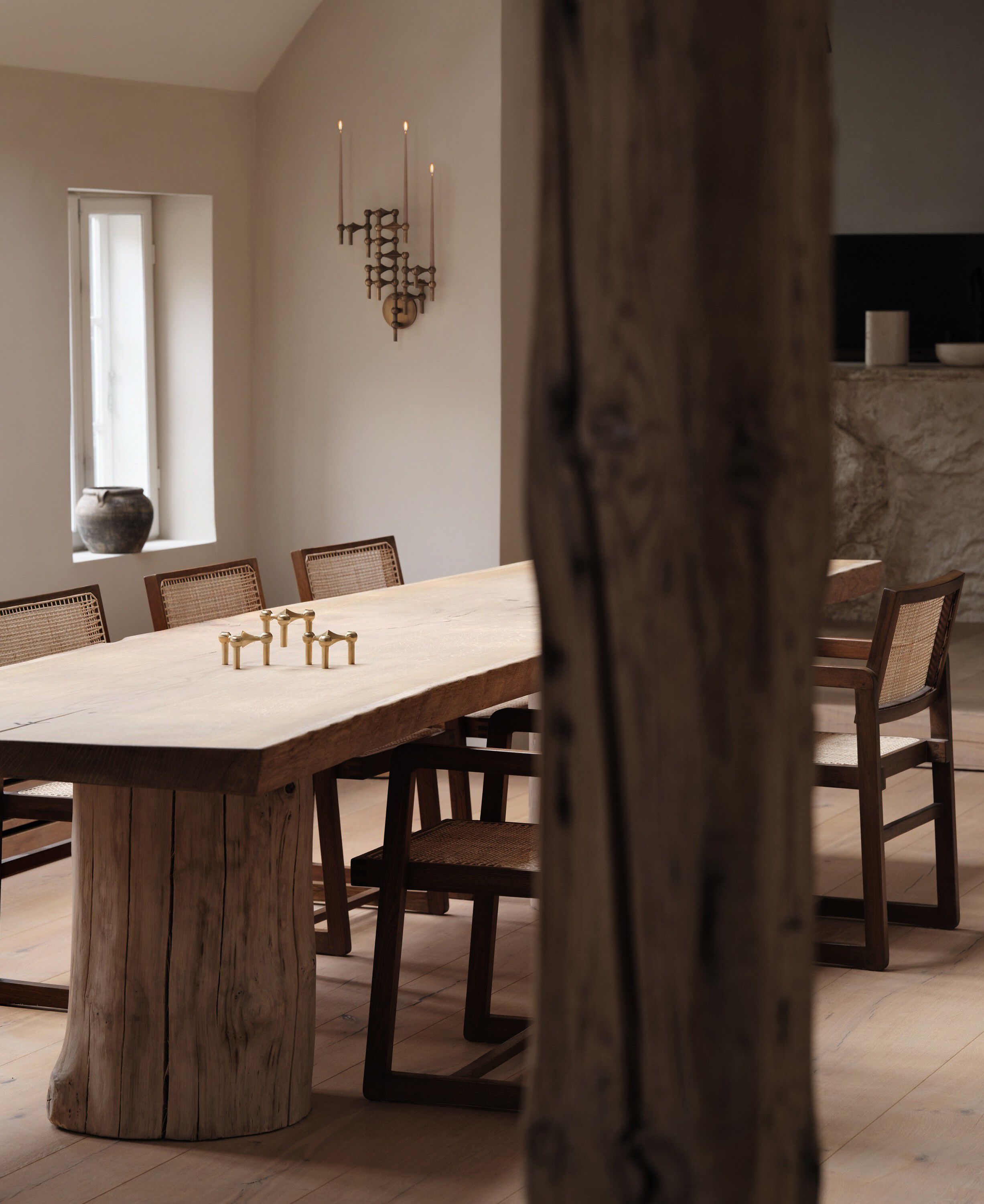 STOFF Nagel wall hanger - bronzed brass/bruneret messing