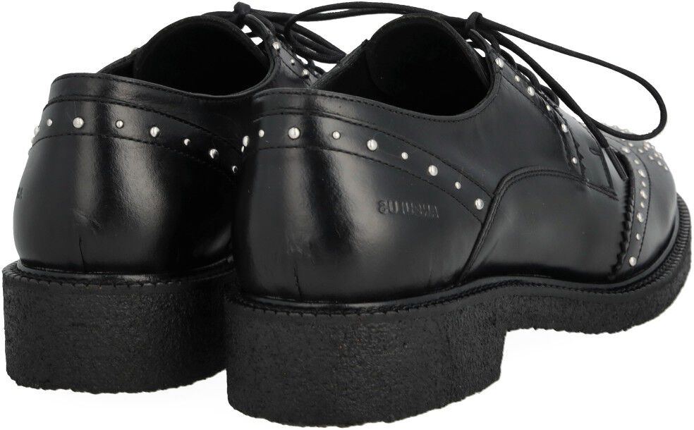 Chunky sn&oslash;resko i l&aelig;der med dekorat