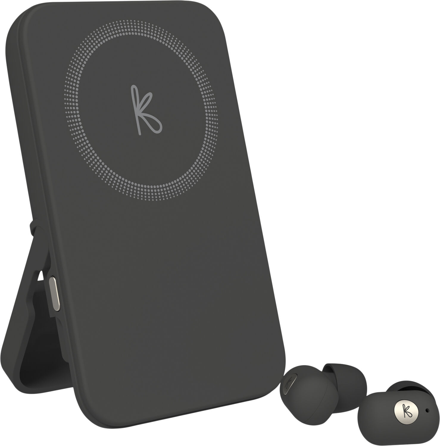 toCHARGE GO In-ear h&ouml;rlurar, tr&aring;dl&ouml;s laddning och powerbank