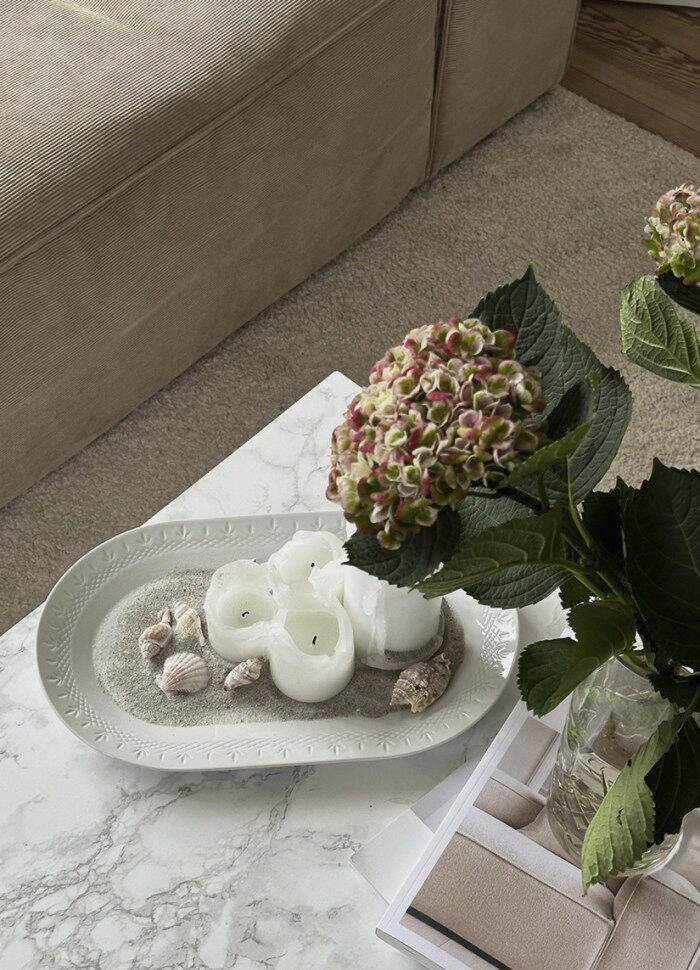 Crispy Porcelain Oval Dish - 1 pcs