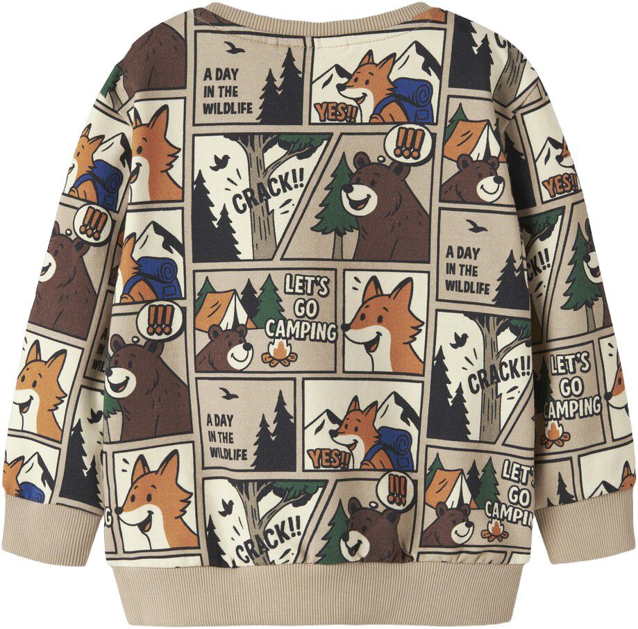 Nmmoswaldy Ls Nreg Sweat Bru Box