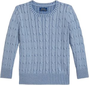 Cable-Knit Cotton Sweater